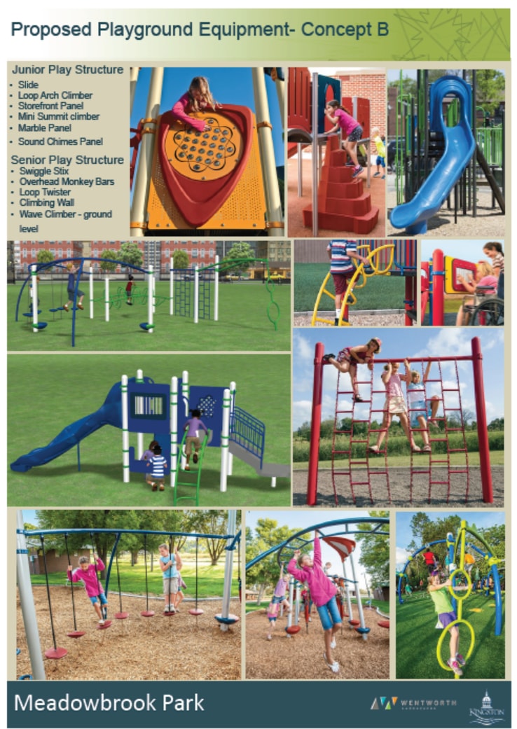 examples of new playground equipment